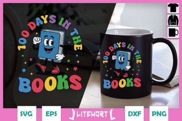 100 Days of School in the Books SVG Review