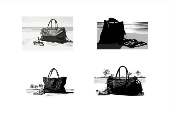 Beach Bag with Sunglass Silhouette: A Stitch Test