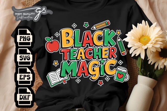 Black Teacher Magic Black History SVG Review