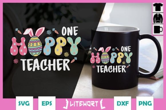 One Hoppy Teacher Happy Easter Day SVG Review