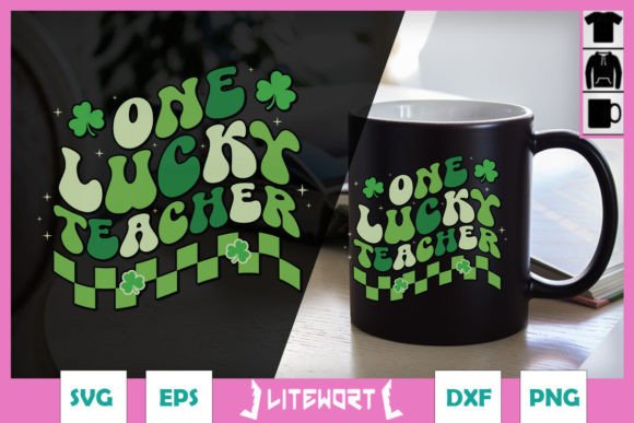 One Lucky Teacher Groovy St Patty SVG Review