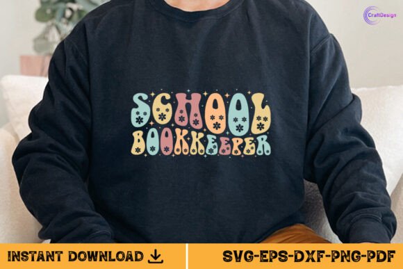 Retro School Bookkeeper Gift Shirt SVG Review