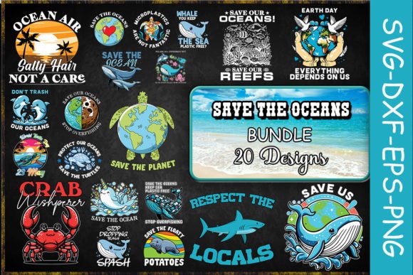 Save the Ocean SVG Bundle: An Embroidery Review