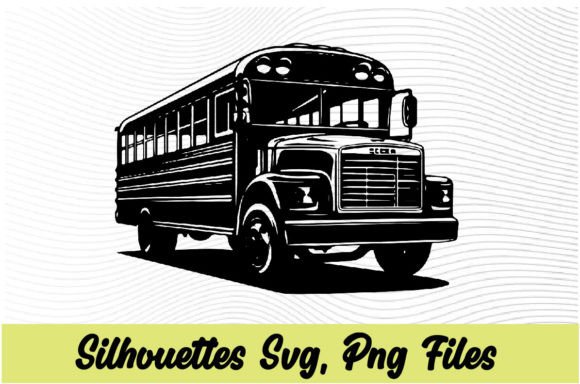 School Bus Silhouette PNG, SVG B1: An Embroidery Review