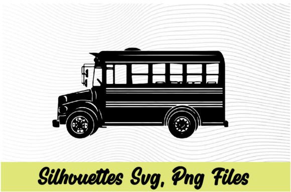 School Bus Silhouette PNG, SVG B13 Review