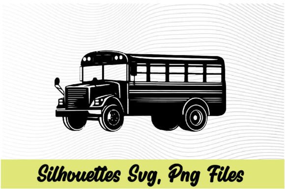 School Bus Silhouette PNG, SVG B2 Review