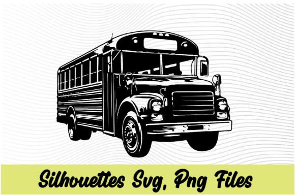 School Bus Silhouette PNG, SVG B3: An Embroidery Review