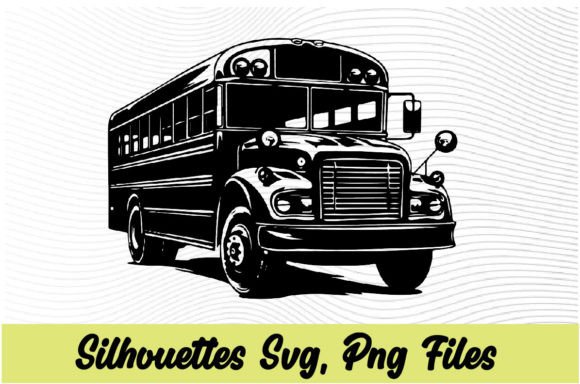 School Bus Silhouette PNG, SVG B6: An Embroidery Review