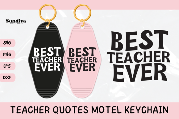 Teacher Sayings Motel Keychain SVG 11 Review