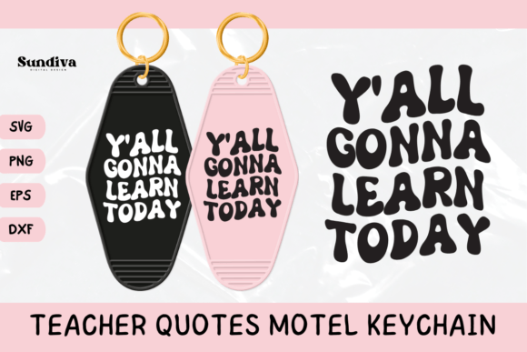 Teacher Sayings Motel Keychain SVG 8 Review