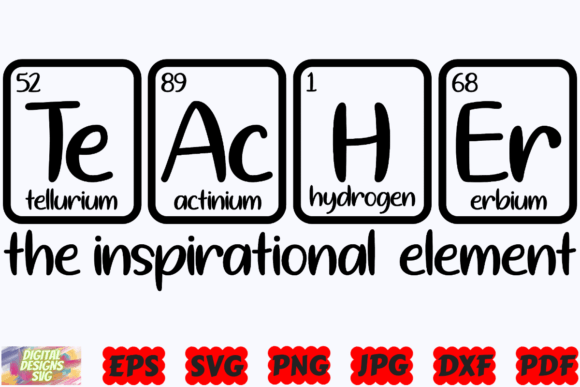 Teacher the Inspiration Element SVG PNG Review
